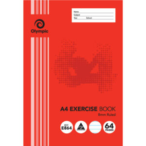 Olympic Exercise Book- A4 - 64 Pages