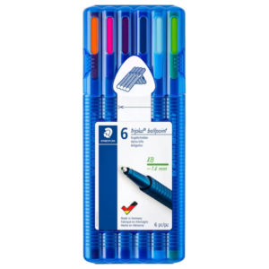 Staedtler Triplus 437X Ballpoint Pen 6 Pack