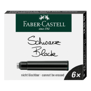 Faber-Castell Fountain Pen Ink Cartridge (6 Cartridges Per Pack)